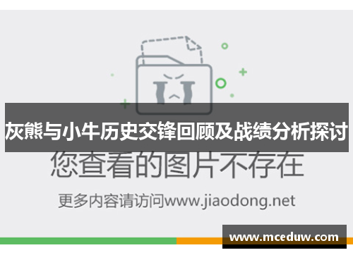 灰熊与小牛历史交锋回顾及战绩分析探讨